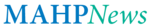 A blue and green logo for hp.