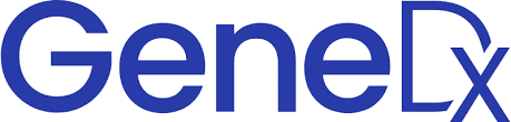 GeneDx genetics company blue logo